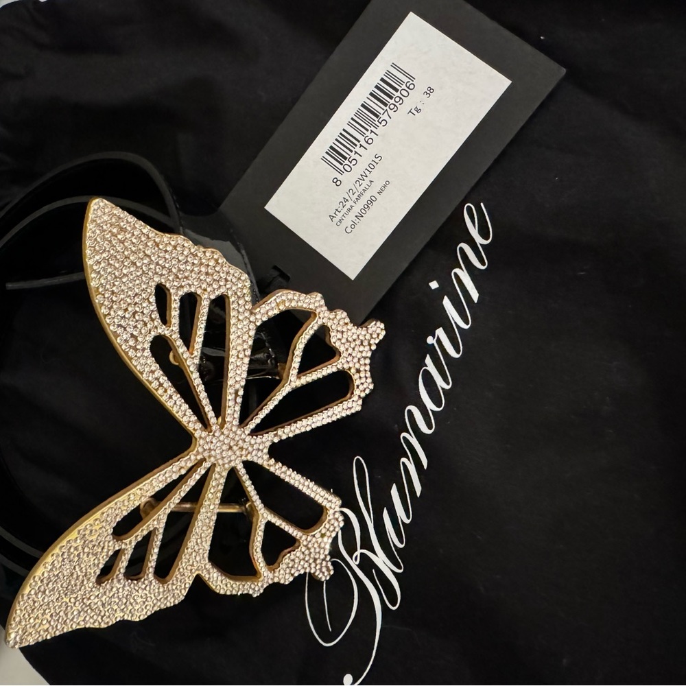 Blumarine butterfly belt